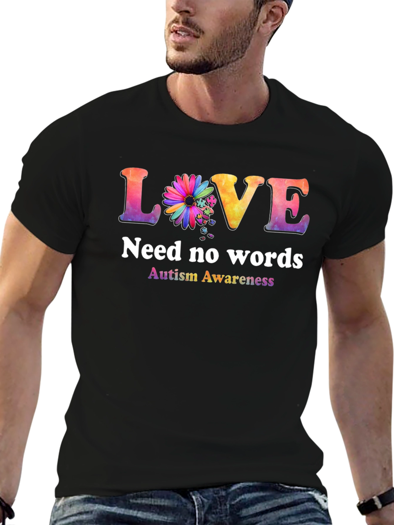 Autism Awareness Love Graphic T-Shirt