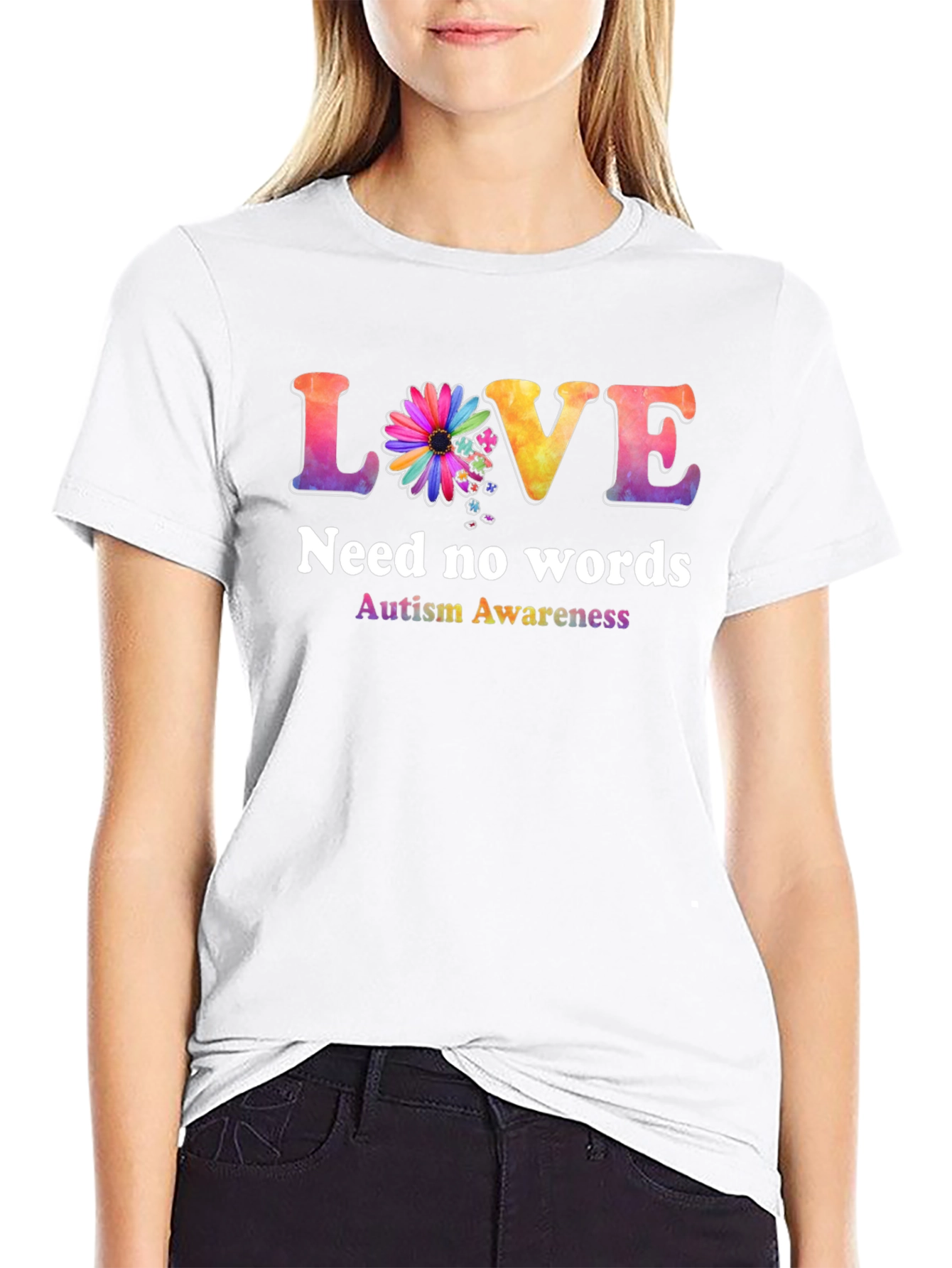 Autism Awareness Love Graphic T-Shirt