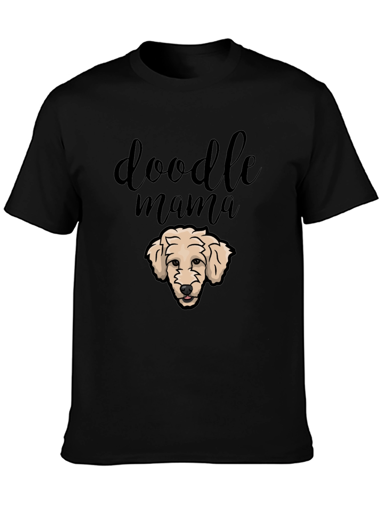 Doodle Mama Black T-Shirt - Dog Lover Apparel