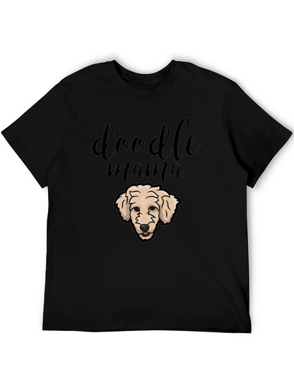 Doodle Mama Black T-Shirt - Dog Lover Apparel