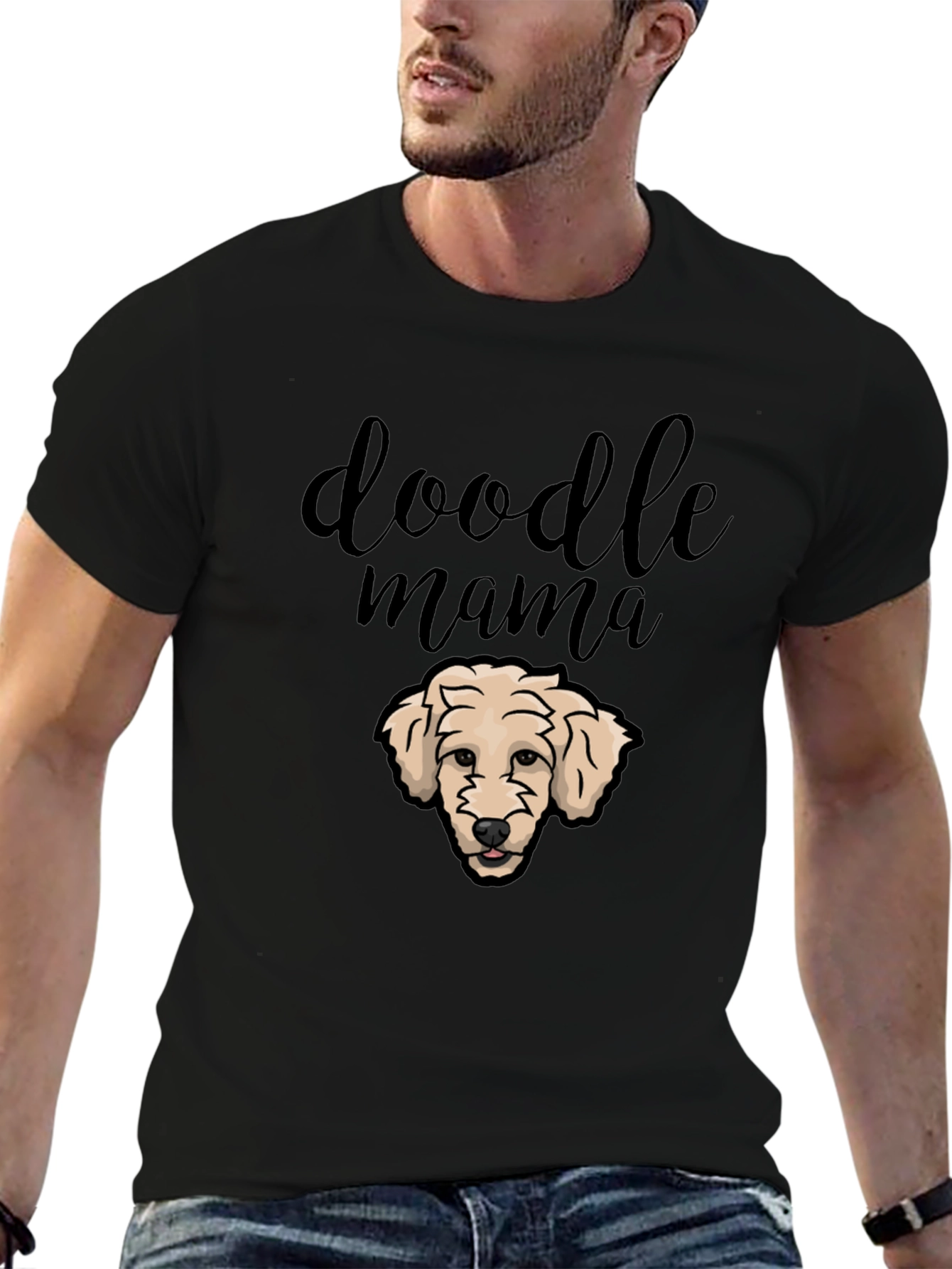 Doodle Mama Black T-Shirt - Dog Lover Apparel
