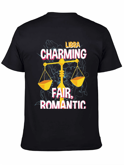 Libra Zodiac T-Shirt: Charming Fair Romantic