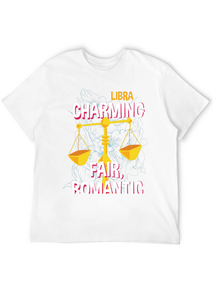 Libra Zodiac T-Shirt: Charming Fair Romantic