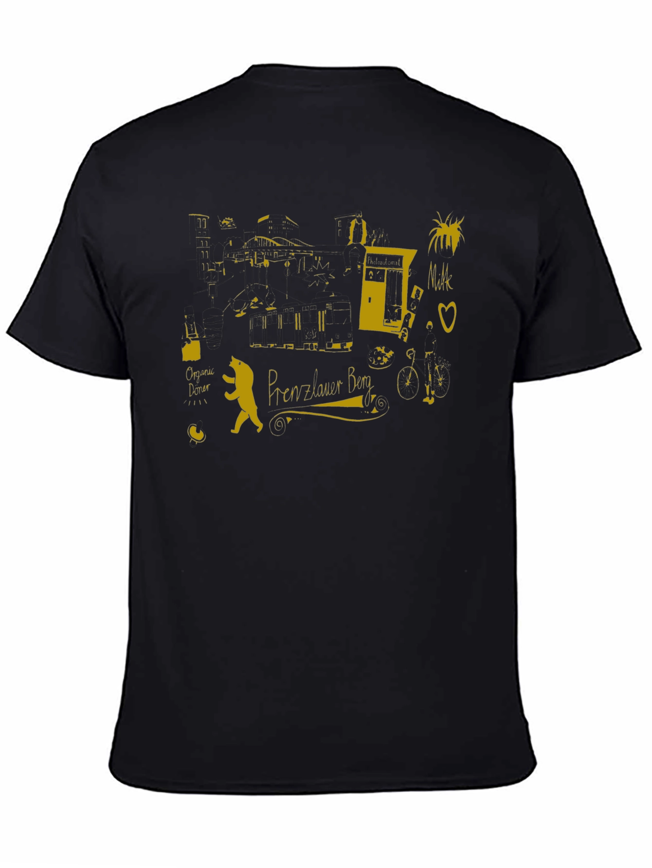Prenzlauer Berg Graphic Tee - Black