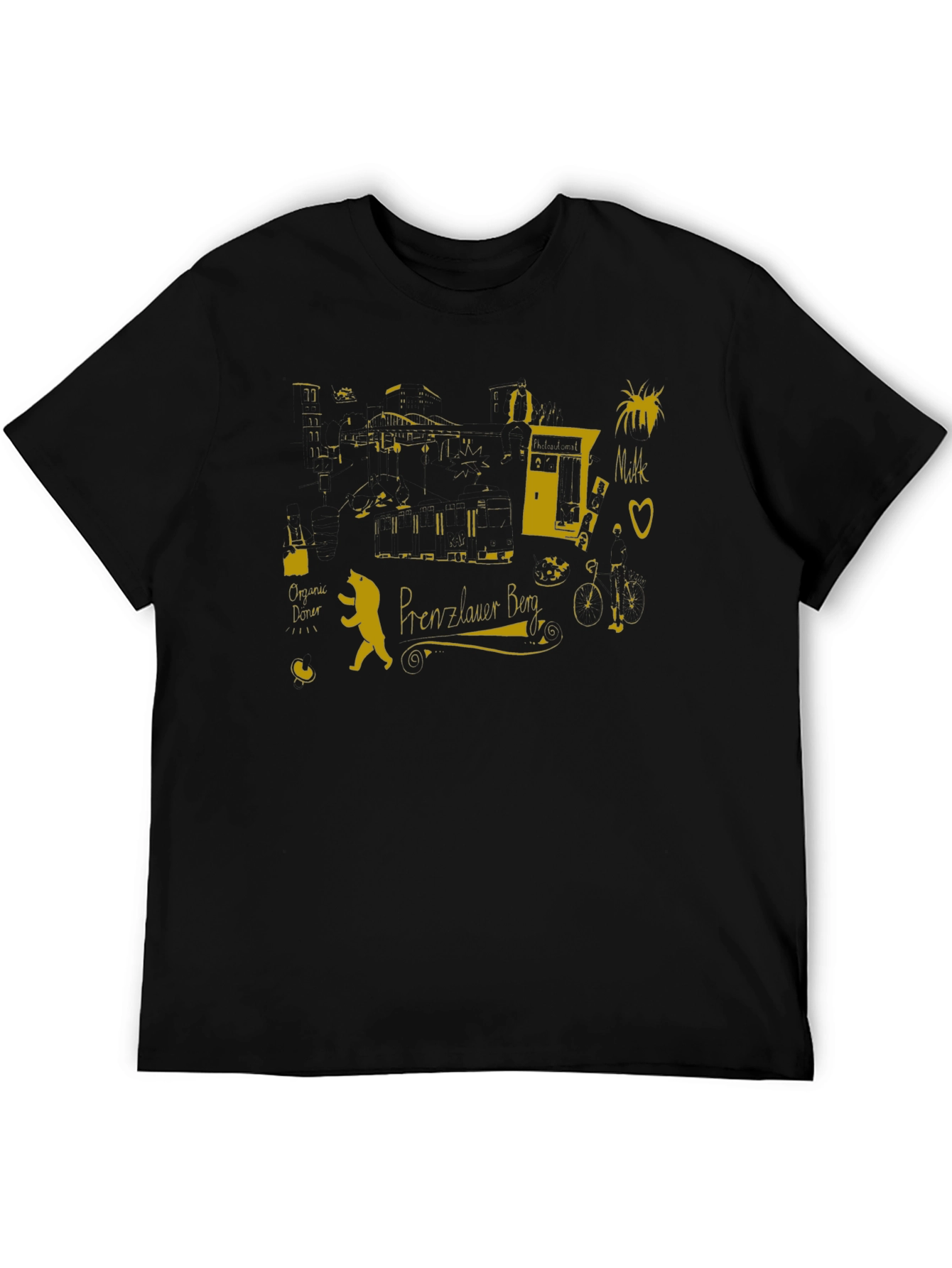 Prenzlauer Berg Graphic Tee - Black