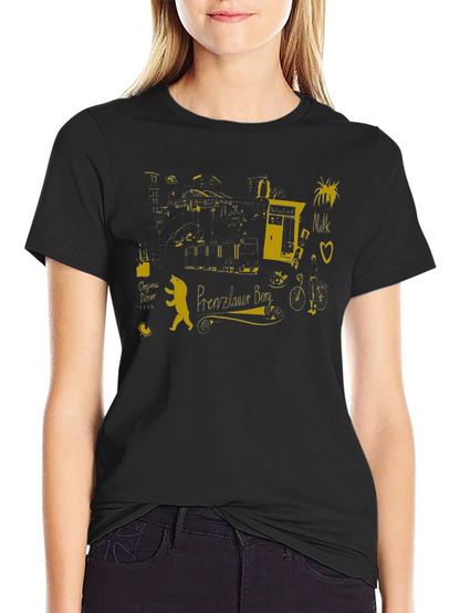 Prenzlauer Berg Graphic Tee - Black