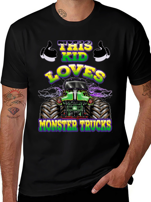 This Kid Loves Monster Trucks T-Shirt