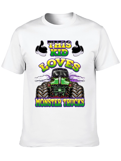 This Kid Loves Monster Trucks T-Shirt
