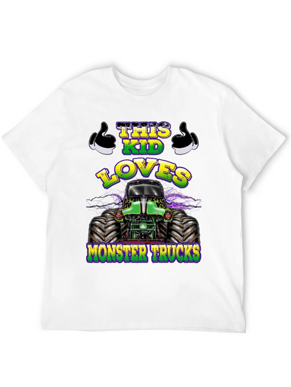 This Kid Loves Monster Trucks T-Shirt