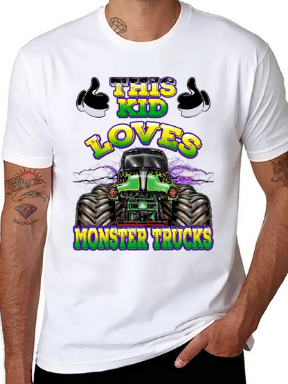 This Kid Loves Monster Trucks T-Shirt