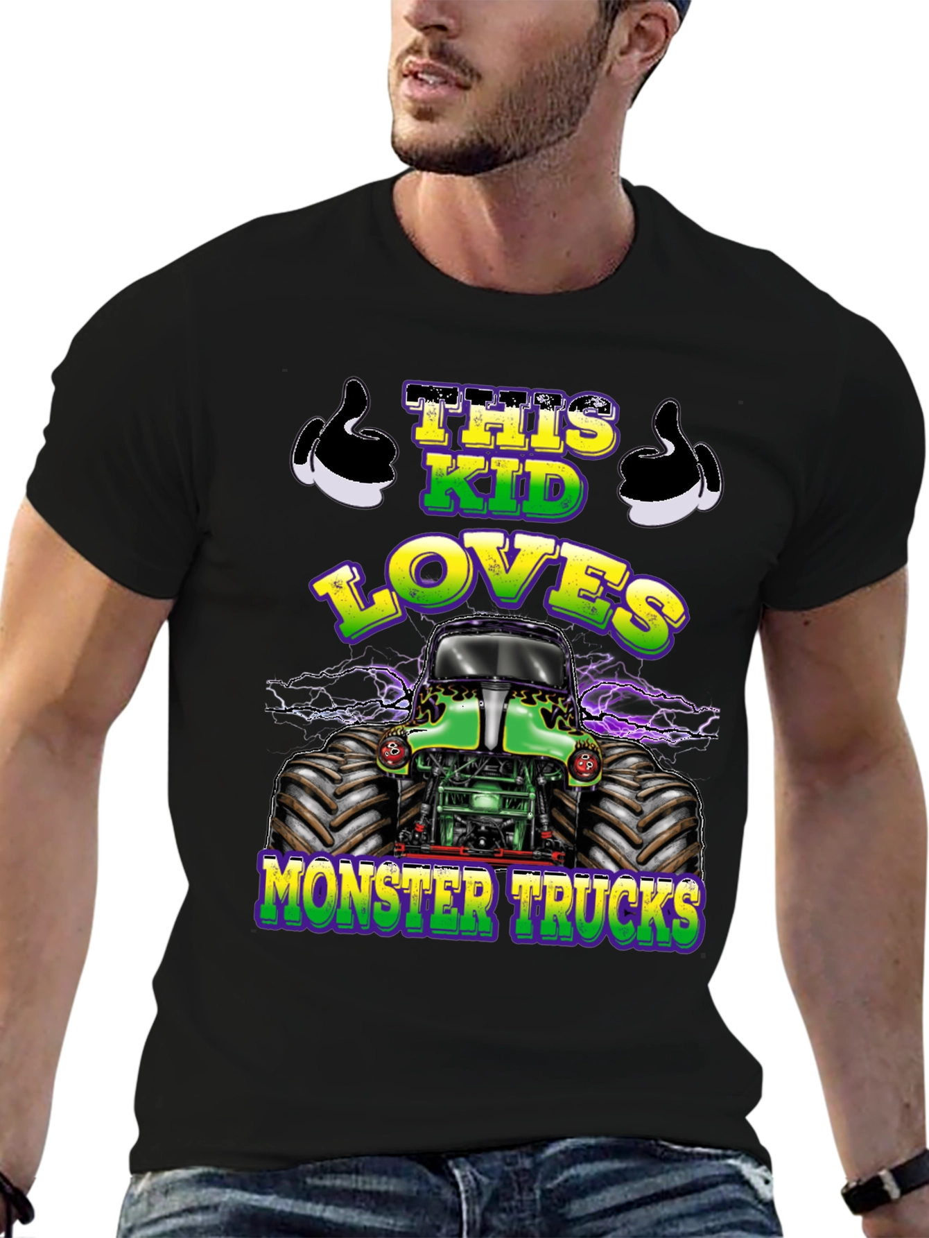 This Kid Loves Monster Trucks T-Shirt