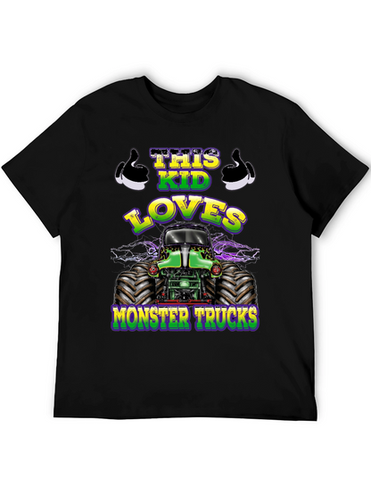 This Kid Loves Monster Trucks T-Shirt