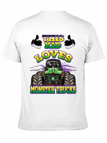 This Kid Loves Monster Trucks T-Shirt