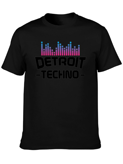 Detroit Techno Graphic T-Shirt - Stylish Music Apparel