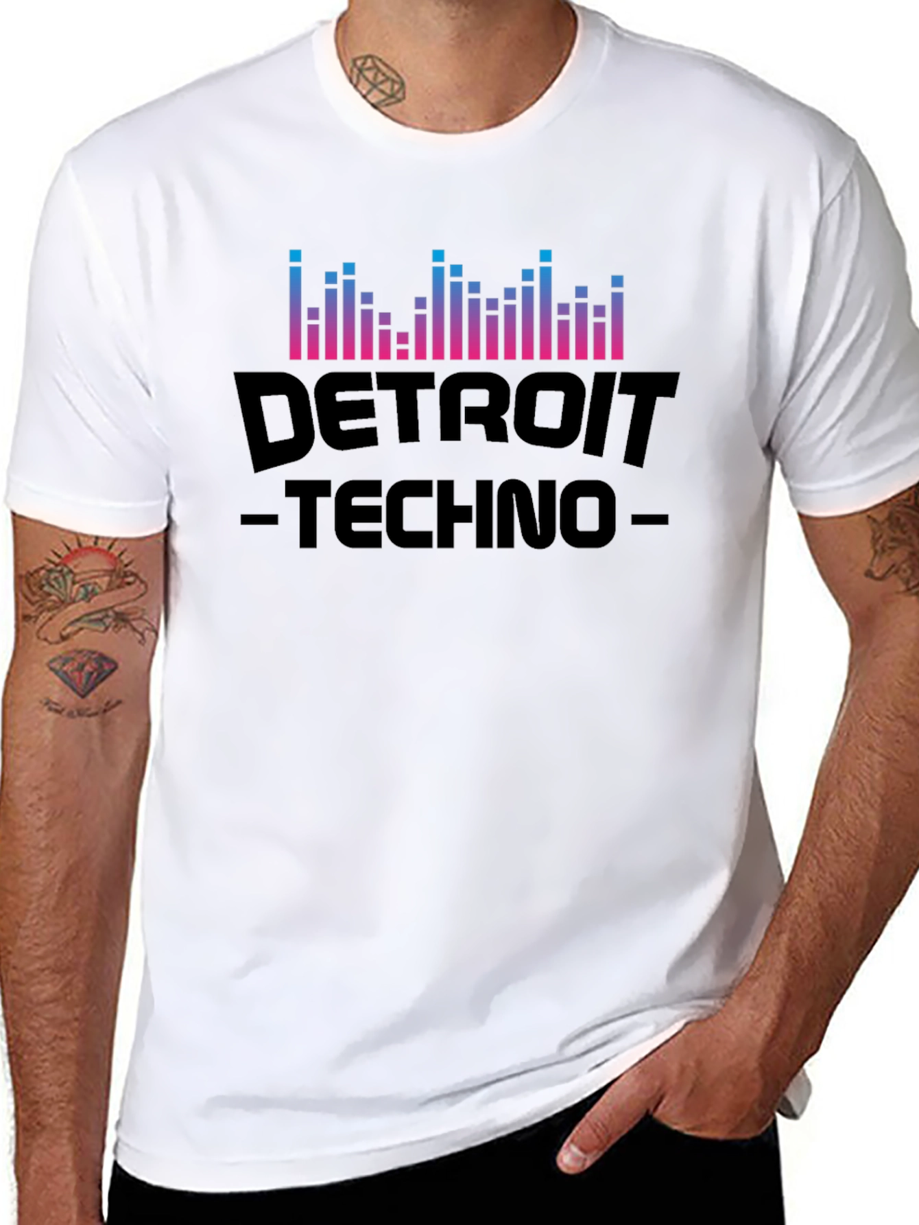 Detroit Techno Graphic T-Shirt - Stylish Music Apparel
