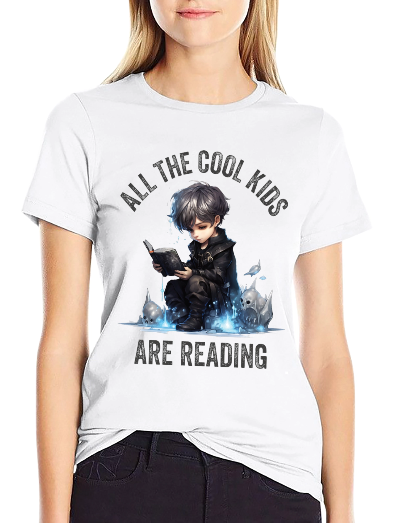 Cool Kids Reading T-Shirt: Bookworm Style!