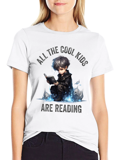 Cool Kids Reading T-Shirt: Bookworm Style!