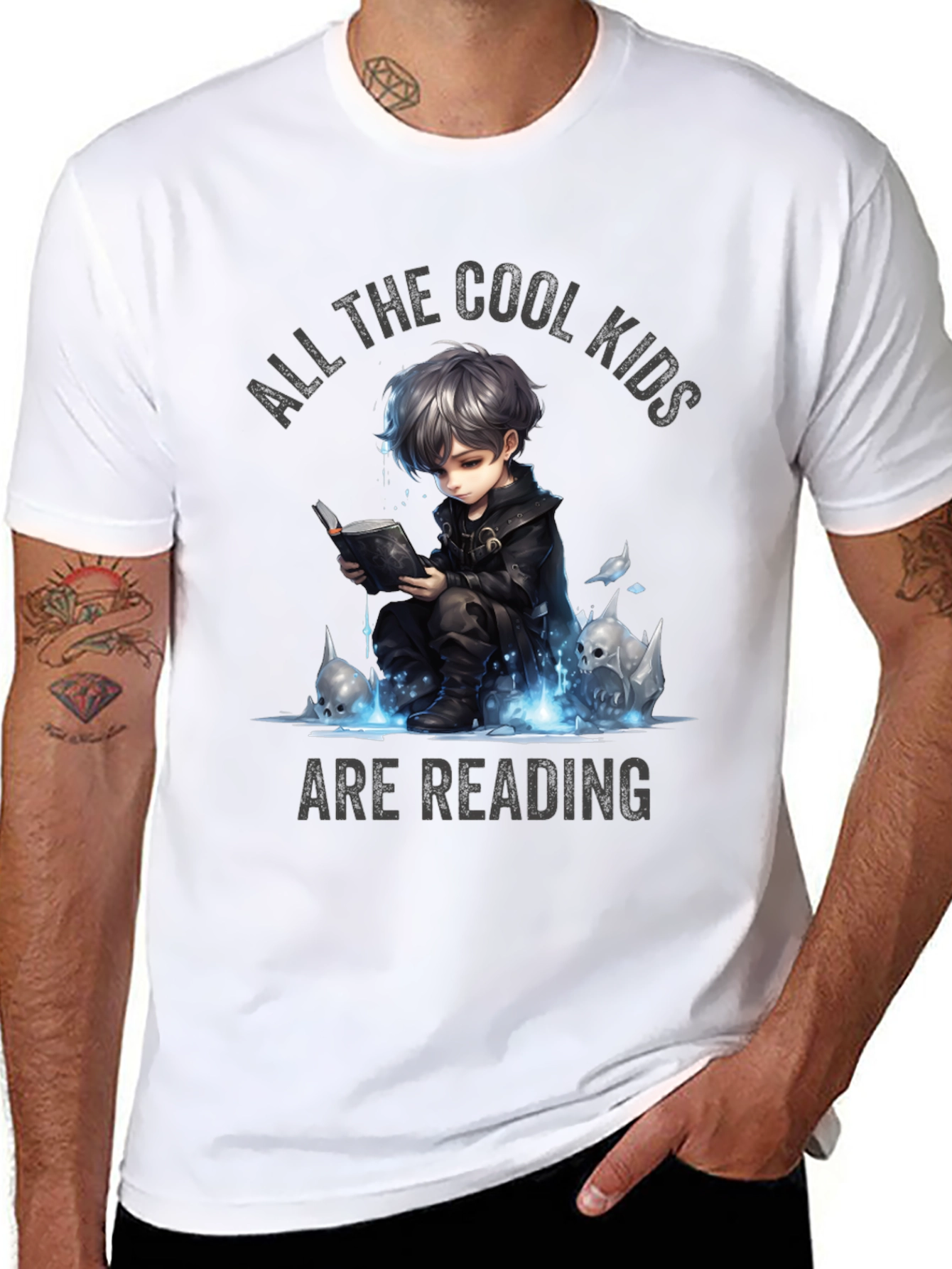 Cool Kids Reading T-Shirt: Bookworm Style!