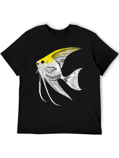 Angelfish Graphic Tee - Unique Fish Design