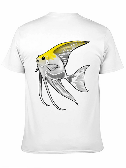 Angelfish Graphic Tee - Unique Fish Design