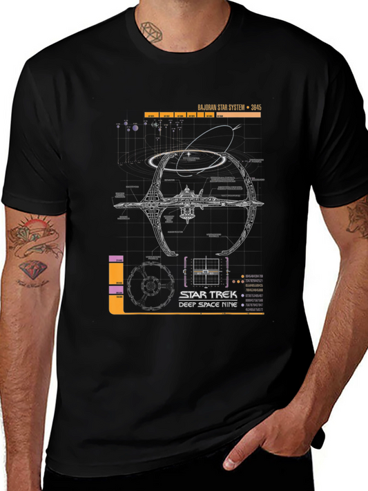 Star Trek Deep Space Nine Schematic T-Shirt