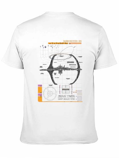 Star Trek Deep Space Nine Schematic T-Shirt
