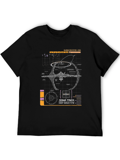 Star Trek Deep Space Nine Schematic T-Shirt