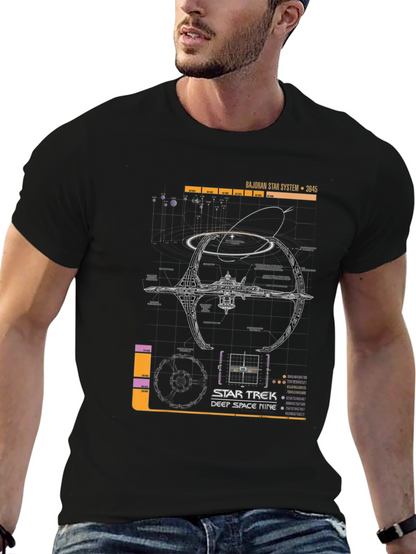 Star Trek Deep Space Nine Schematic T-Shirt
