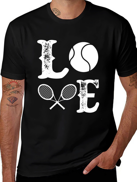 Love Tennis Graphic Tee
