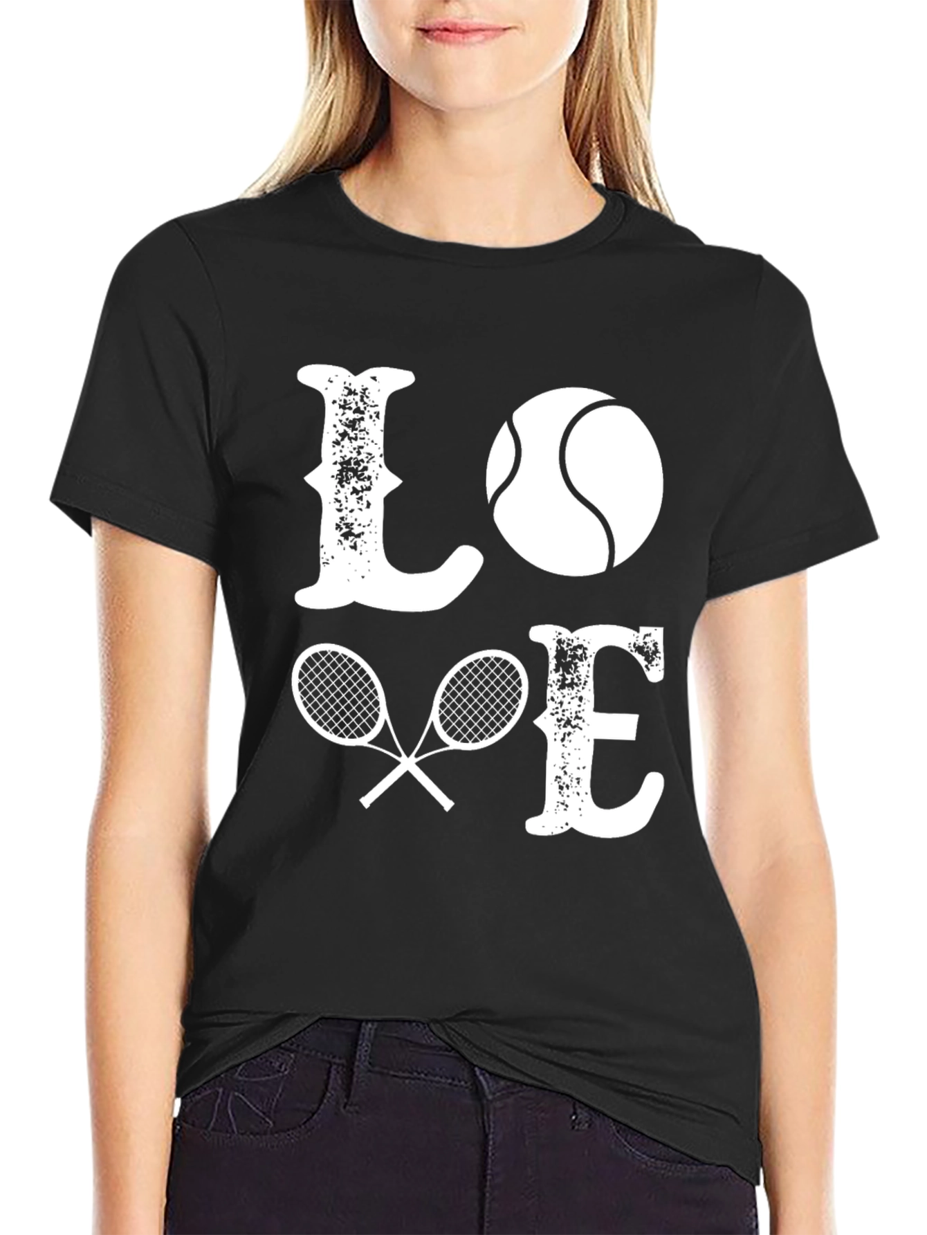 Love Tennis Graphic Tee