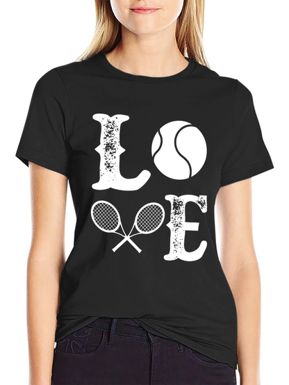 Love Tennis Graphic Tee