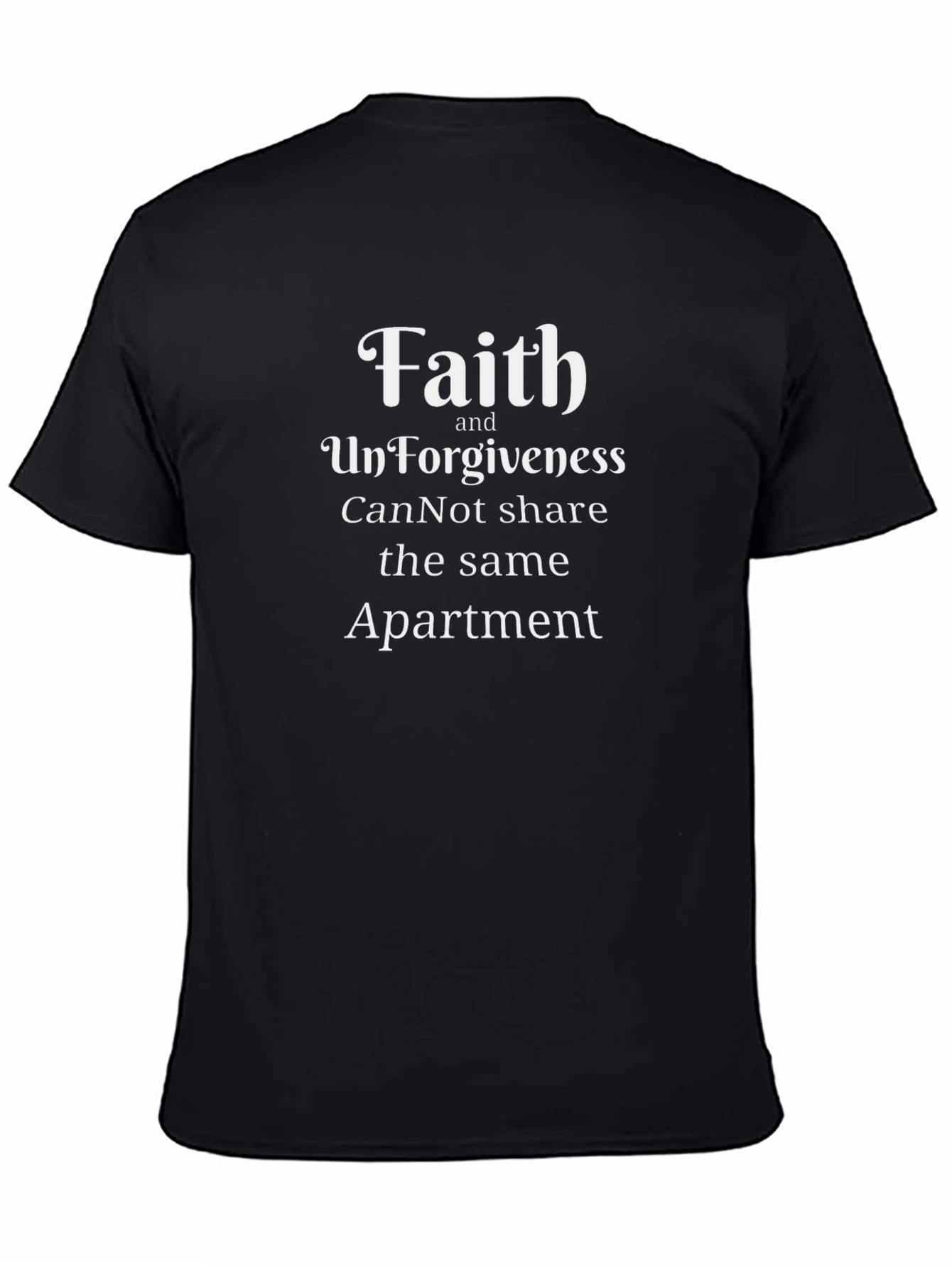 Faith & Forgiveness Graphic T-Shirt - Inspirational Design