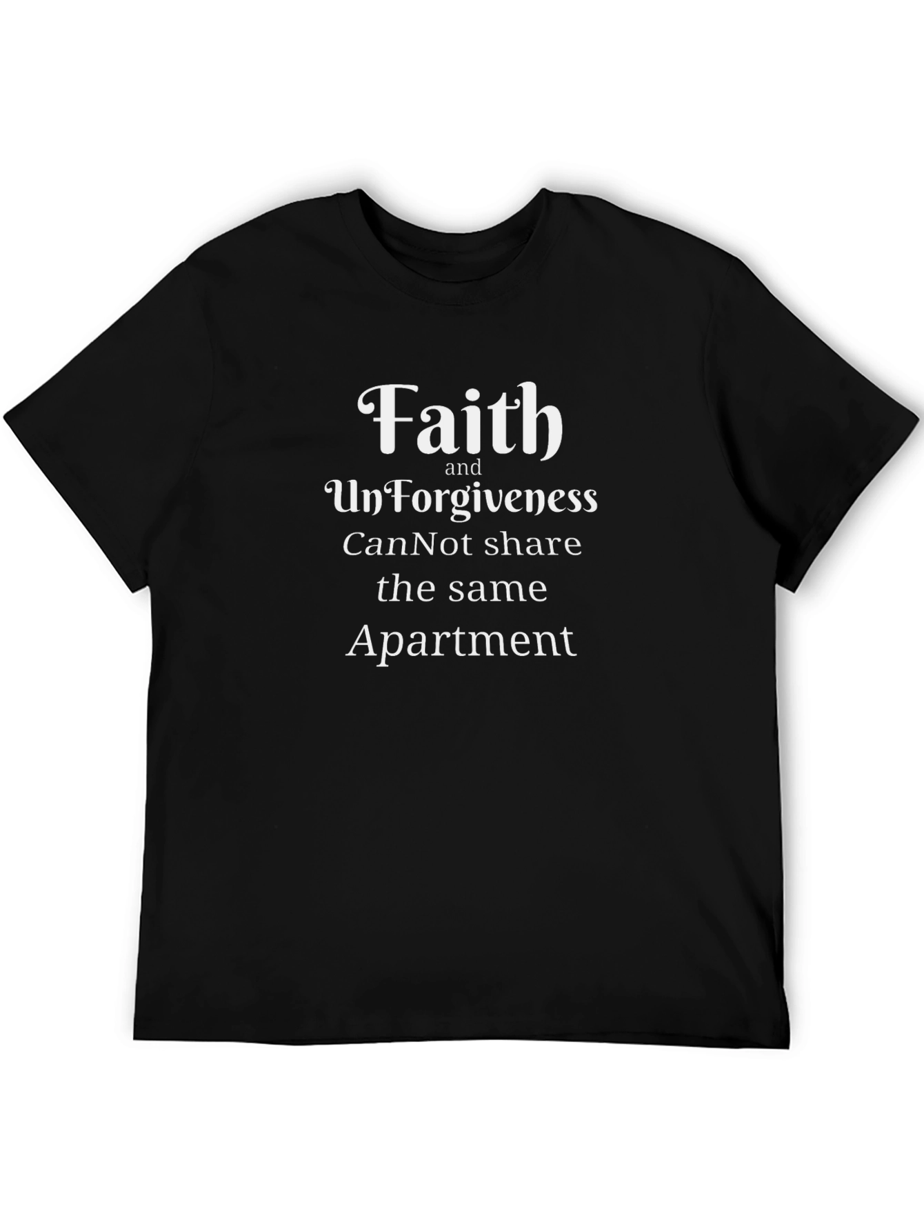 Faith & Forgiveness Graphic T-Shirt - Inspirational Design