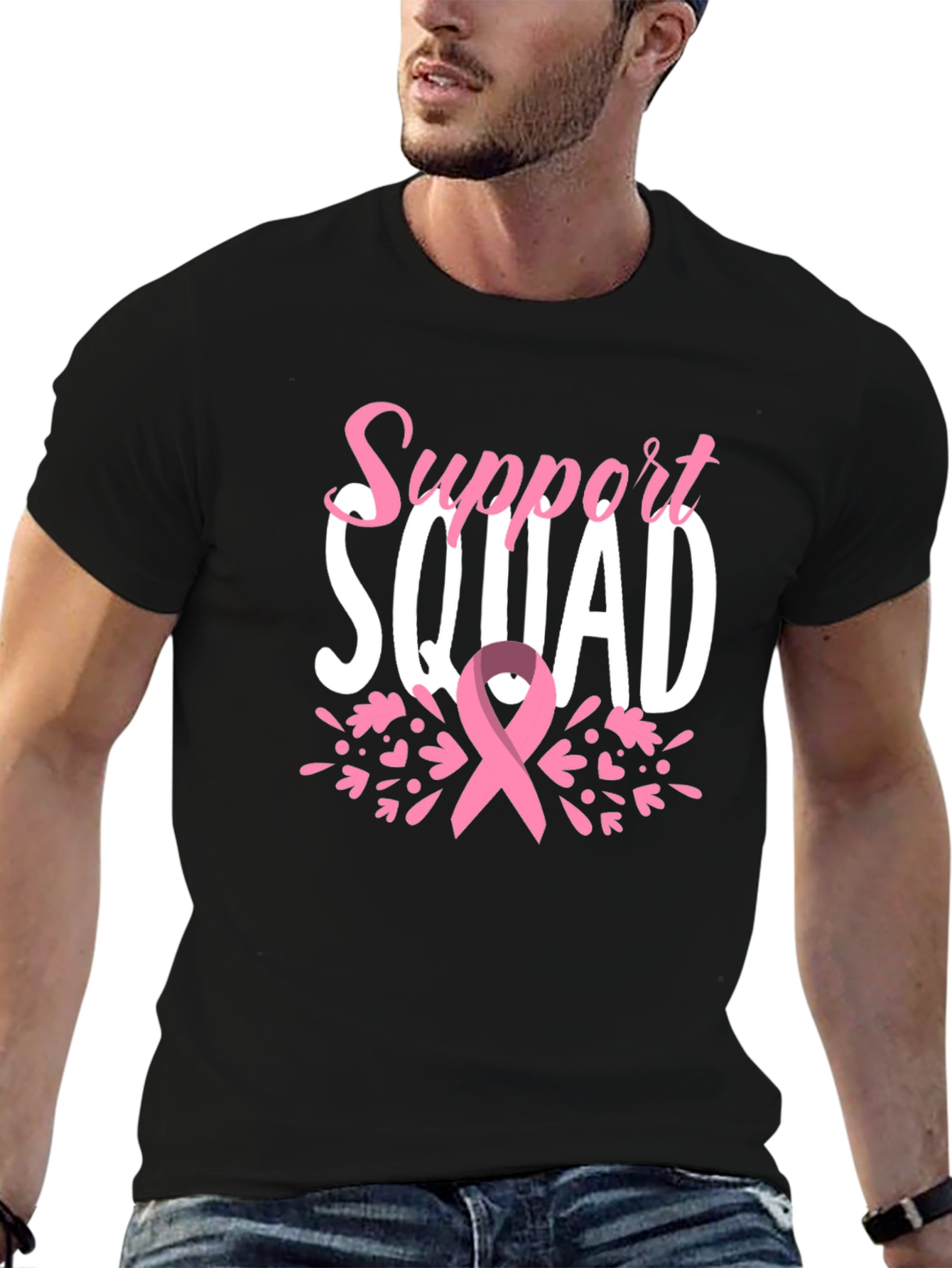 Support Squad Breast Cancer Awareness T-Shirt