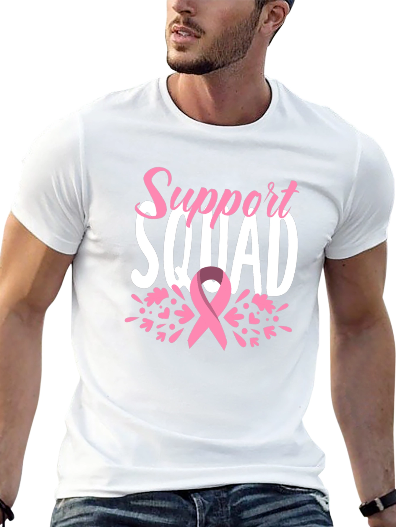 Support Squad Breast Cancer Awareness T-Shirt