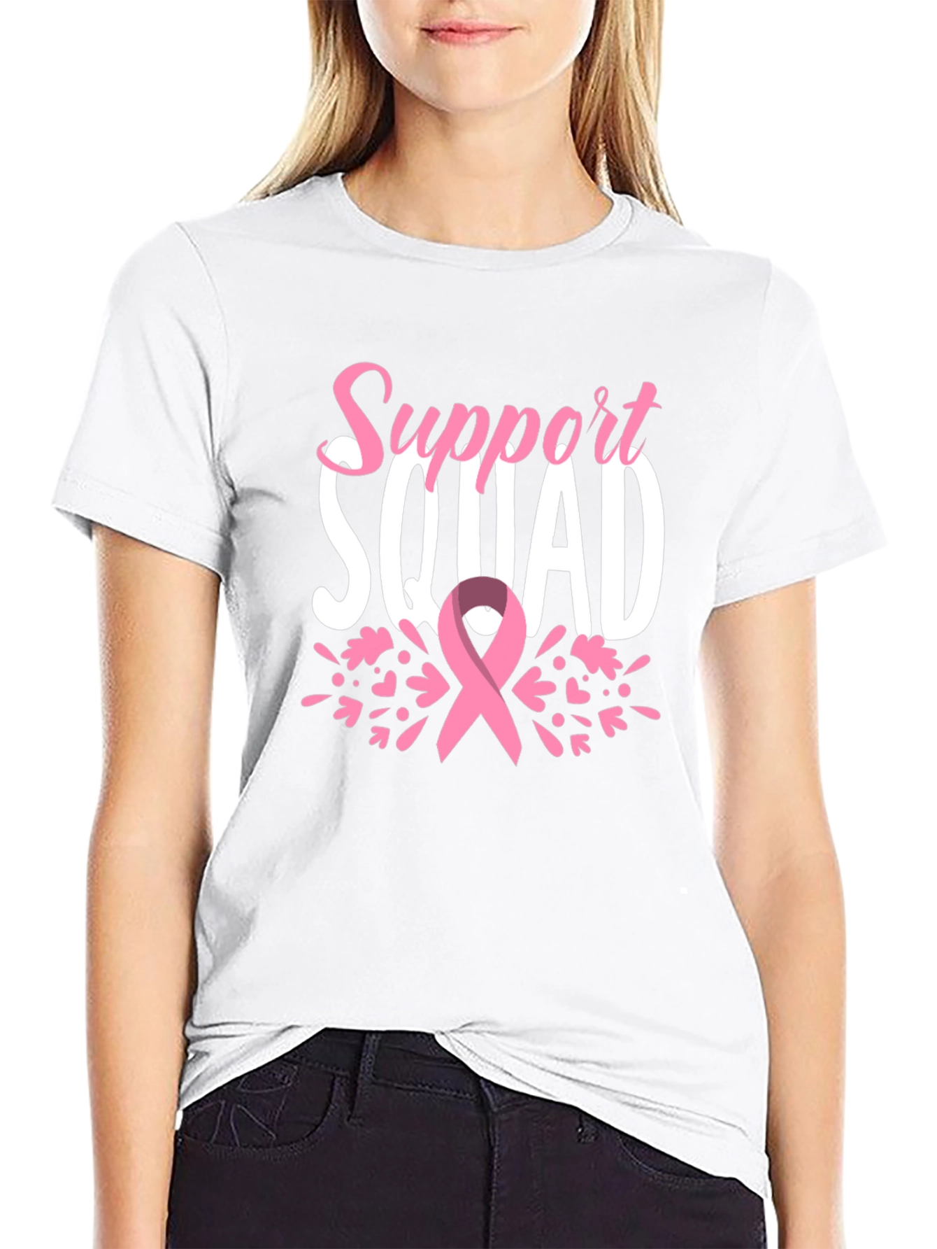 Support Squad Breast Cancer Awareness T-Shirt