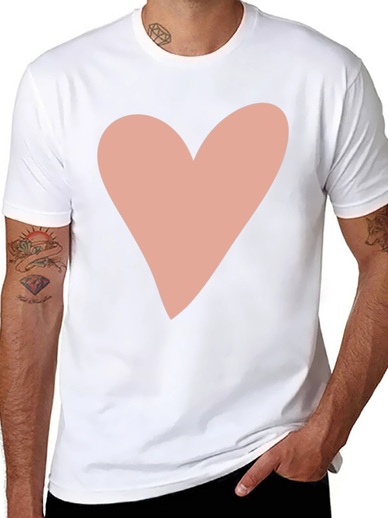 Heart Graphic Tee - Casual Style
