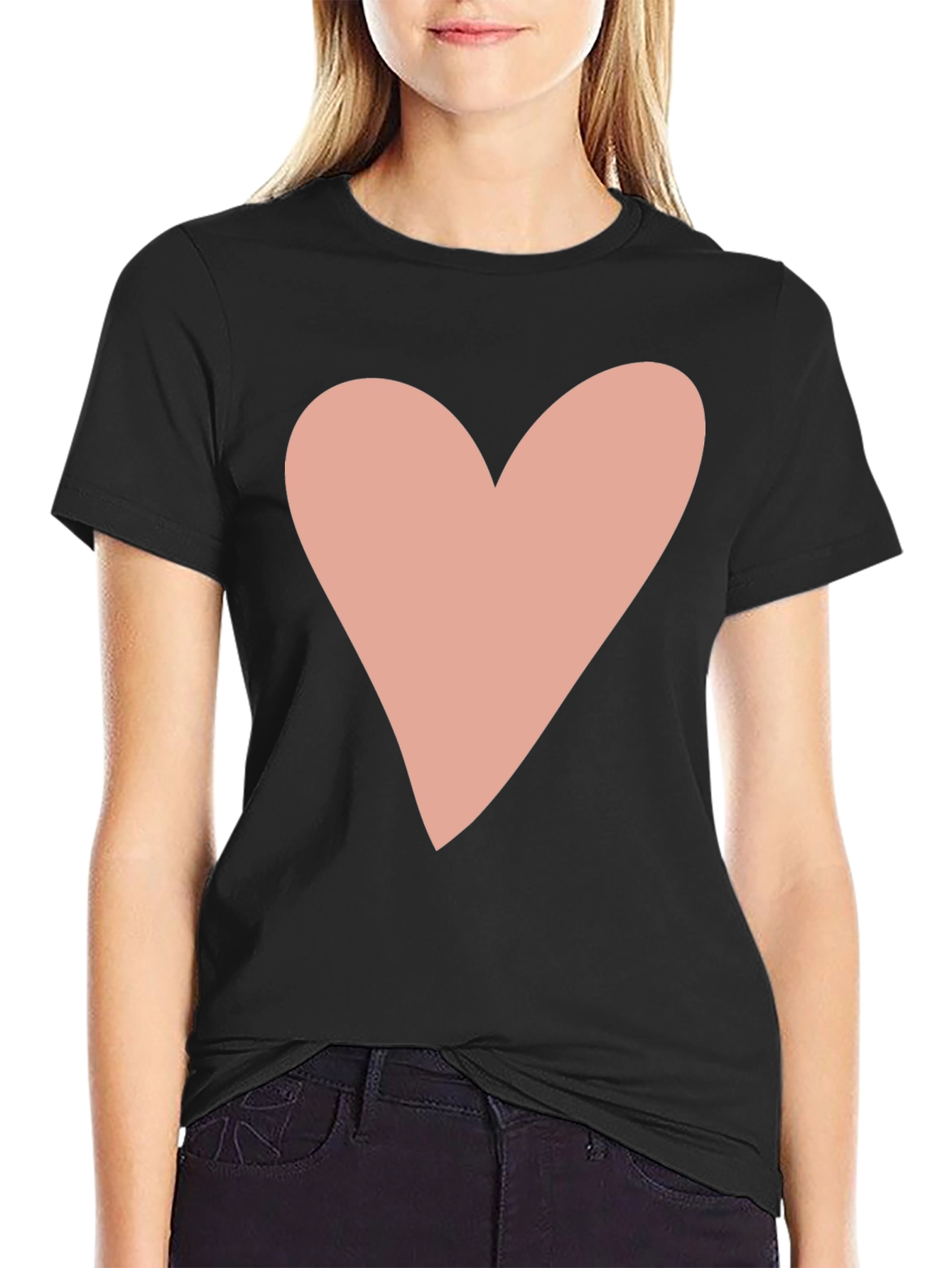 Heart Graphic Tee - Casual Style