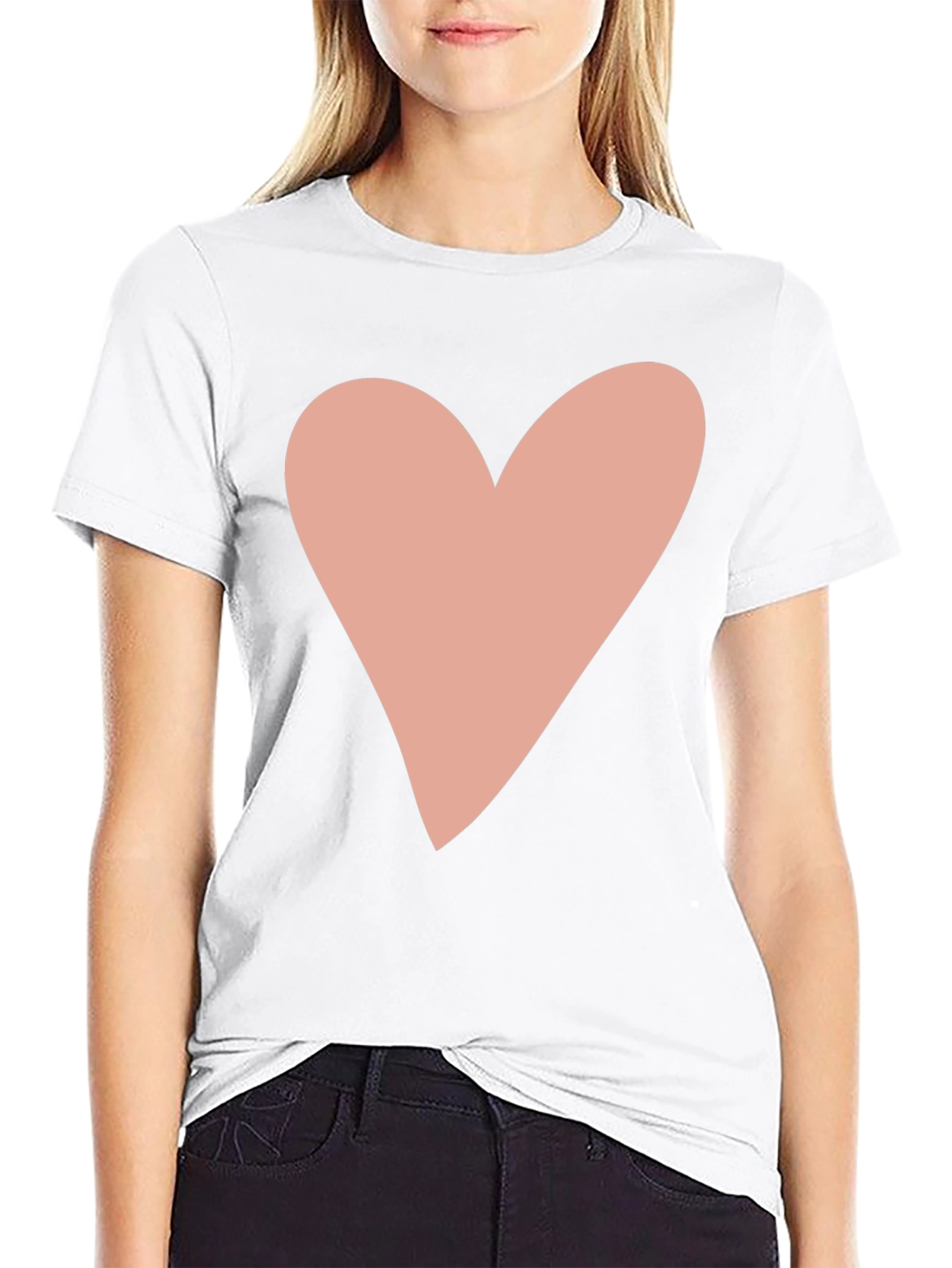 Heart Graphic Tee - Casual Style