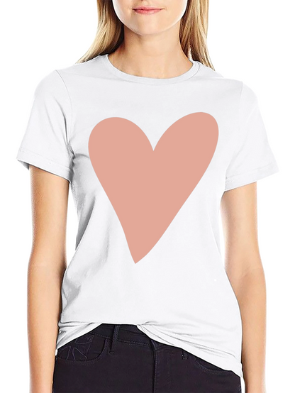 Heart Graphic Tee - Casual Style