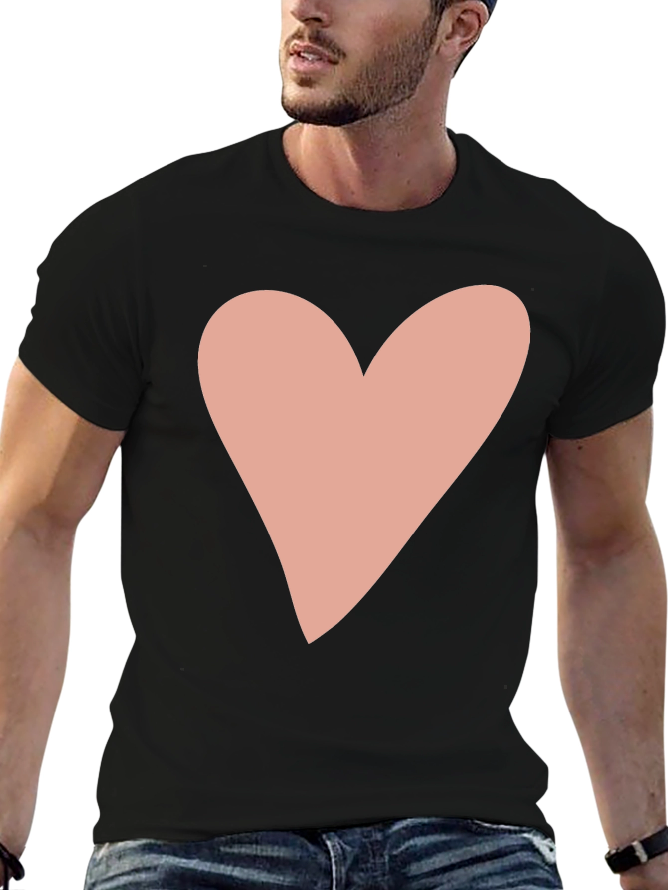 Heart Graphic Tee - Casual Style