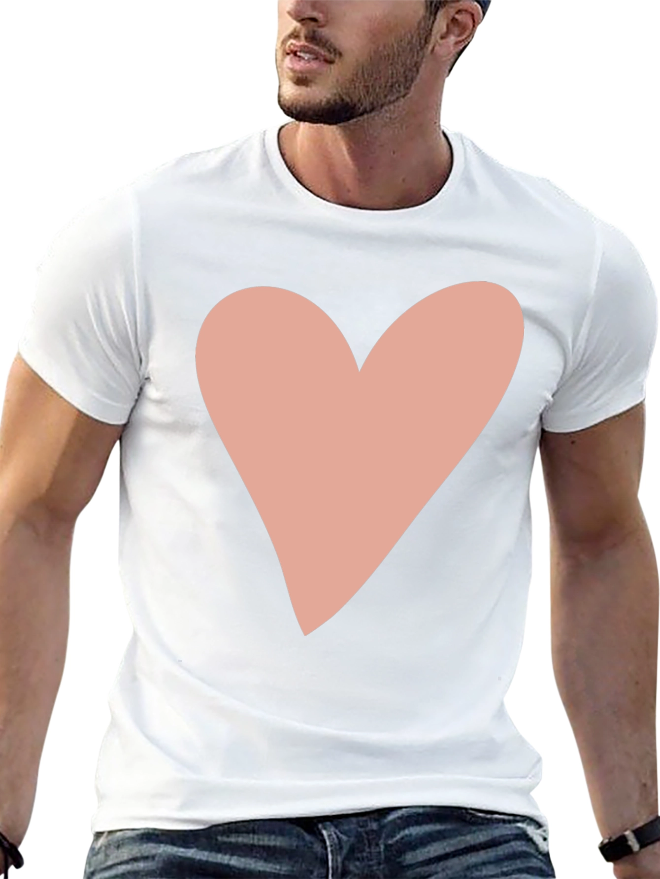 Heart Graphic Tee - Casual Style
