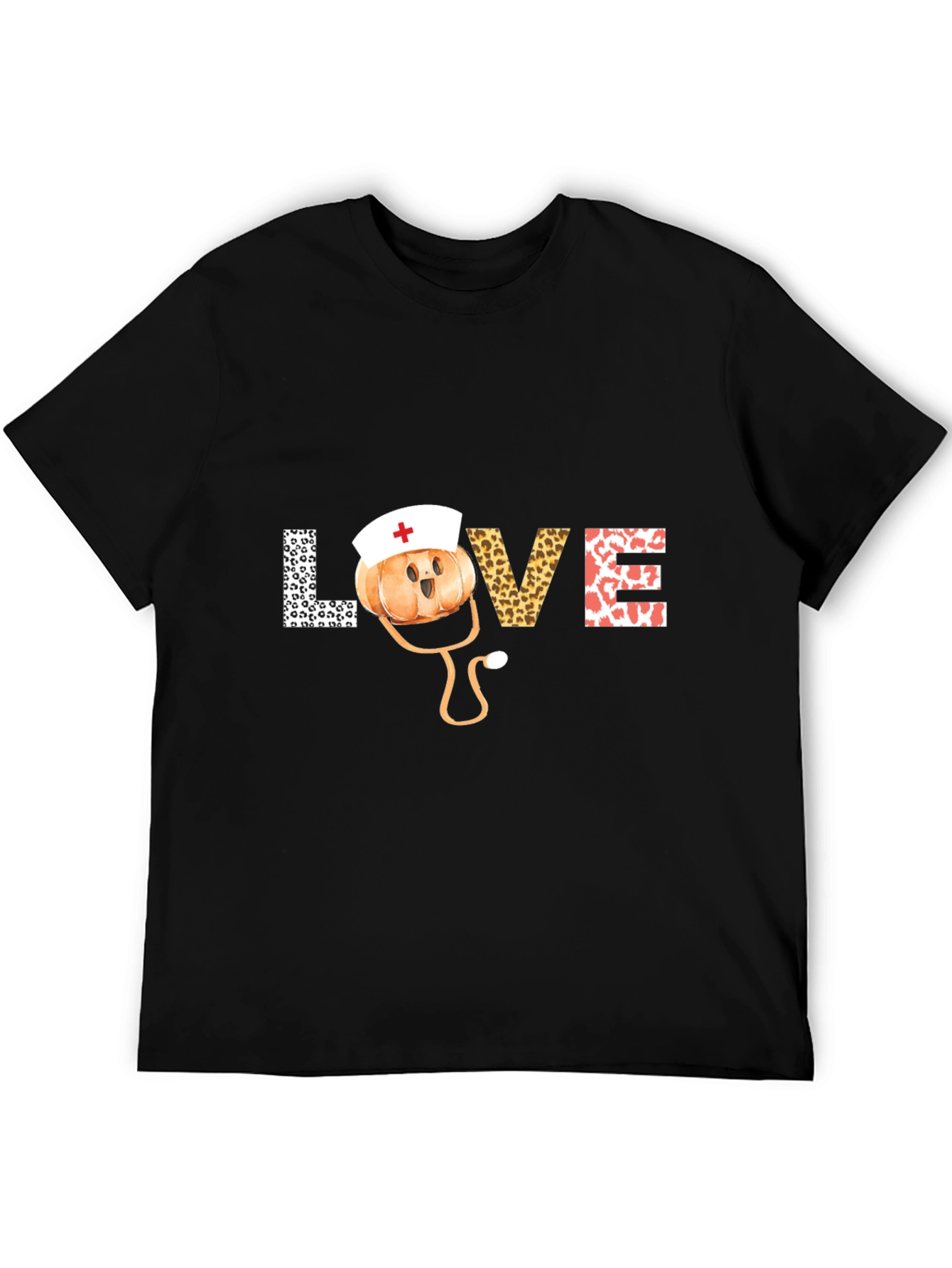 Nurse Pumpkin Love T-Shirt - Fall Healthcare Apparel