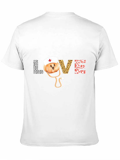 Nurse Pumpkin Love T-Shirt - Fall Healthcare Apparel