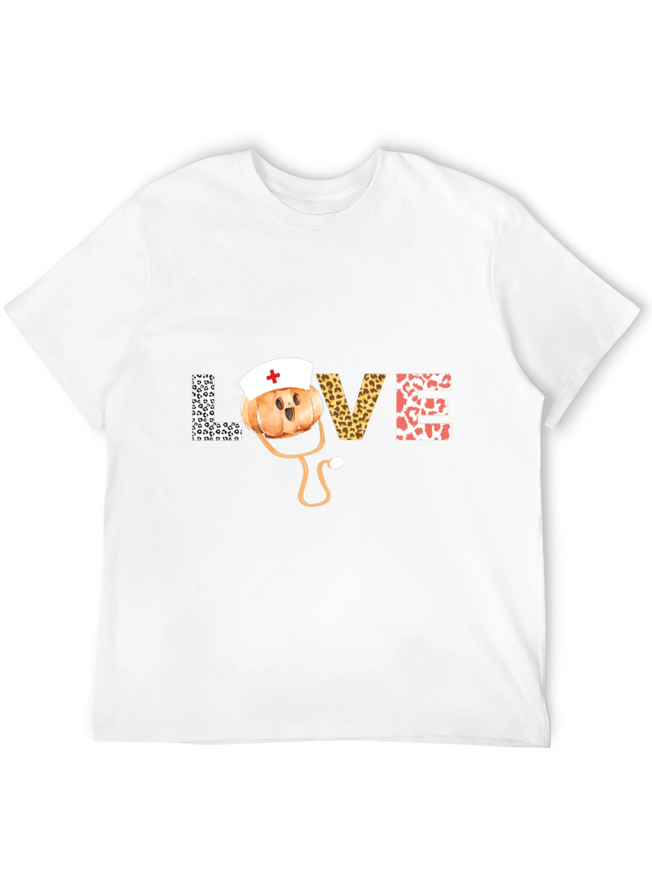 Nurse Pumpkin Love T-Shirt - Fall Healthcare Apparel