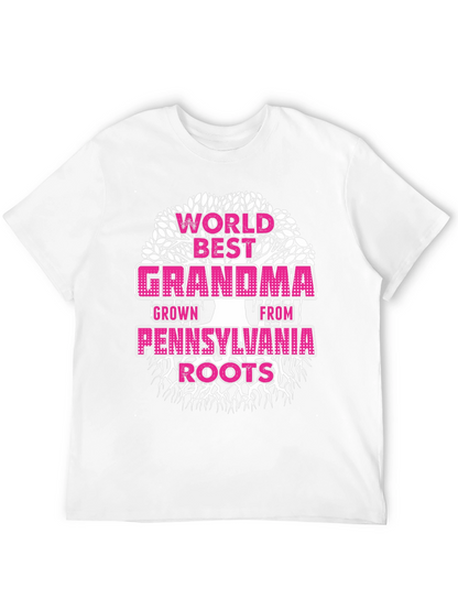 Worlds Best Grandma Pennsylvania Roots T-Shirt