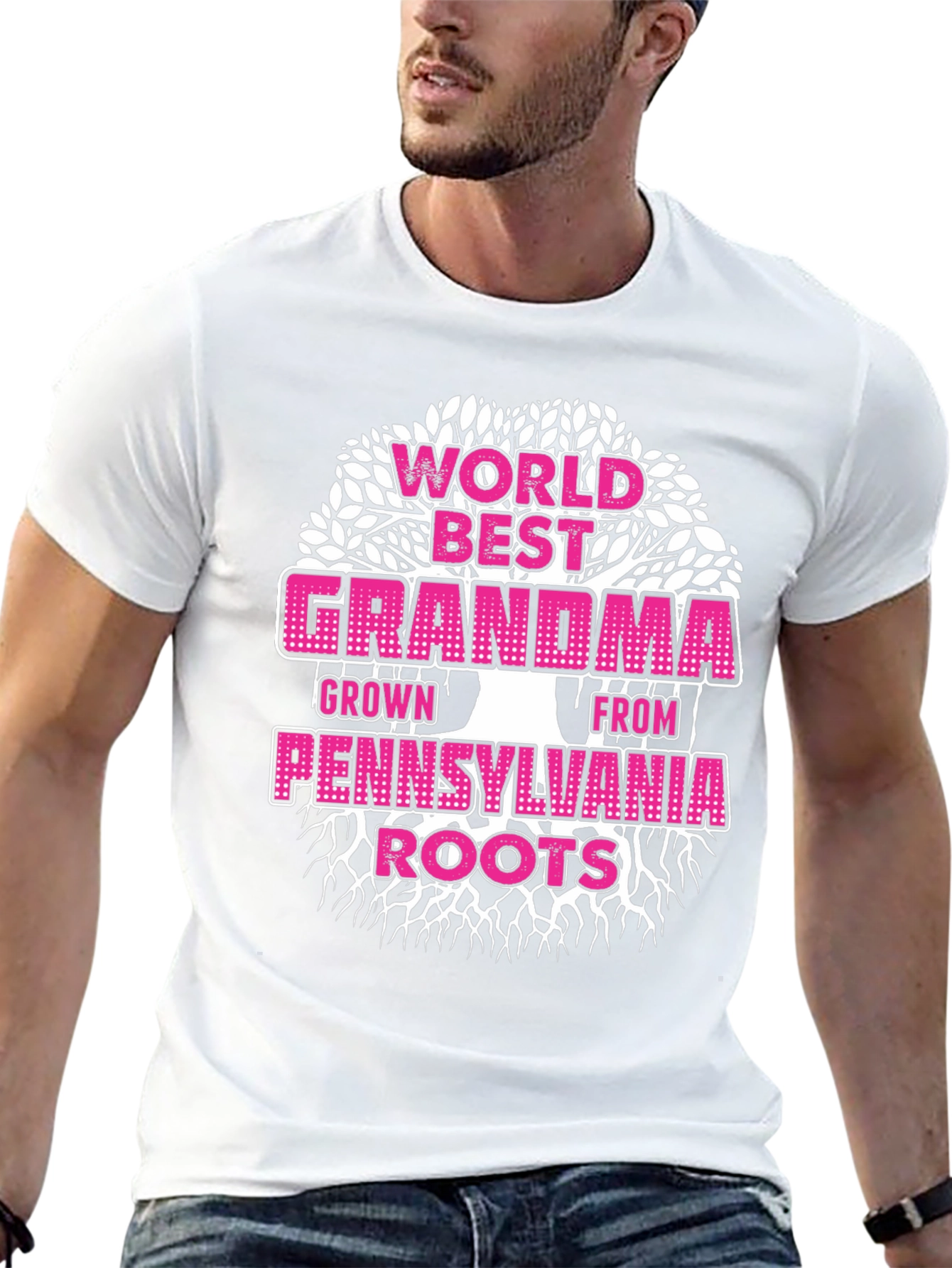 Worlds Best Grandma Pennsylvania Roots T-Shirt