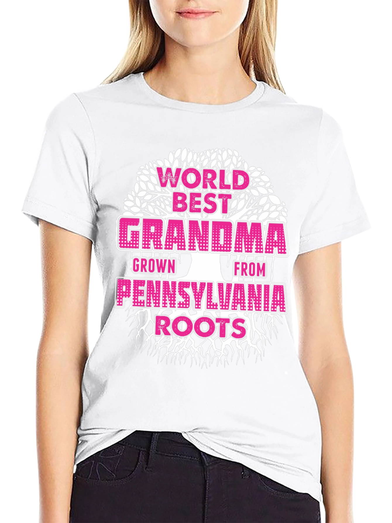 Worlds Best Grandma Pennsylvania Roots T-Shirt