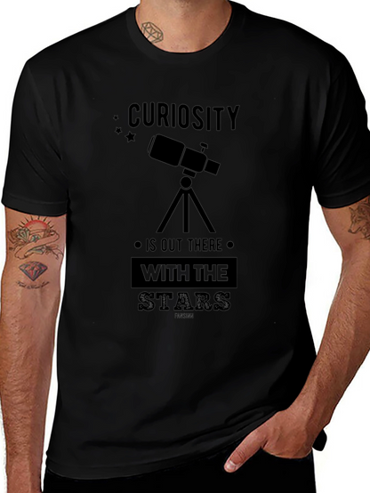 Curiosity Telescope Graphic T-Shirt