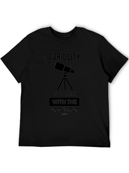 Curiosity Telescope Graphic T-Shirt